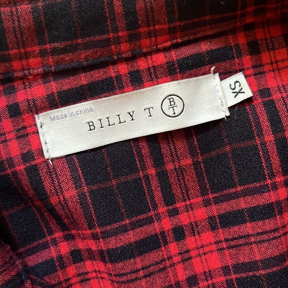 Billy T Plaid Button Down Shirt Dress - Picture 8 of 15